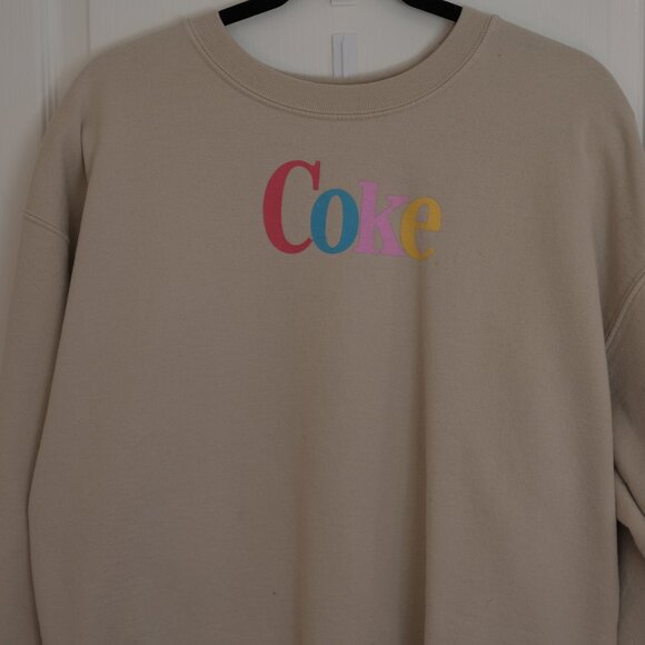 Coke Crewneck Sweatshirt, Size L - Picture 1 of 3